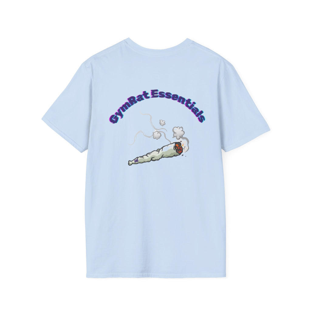 Gym Rat T‑Shirt – 'Gym Rat Essentials' Muscle Rat Lifting Dumbbells Tee