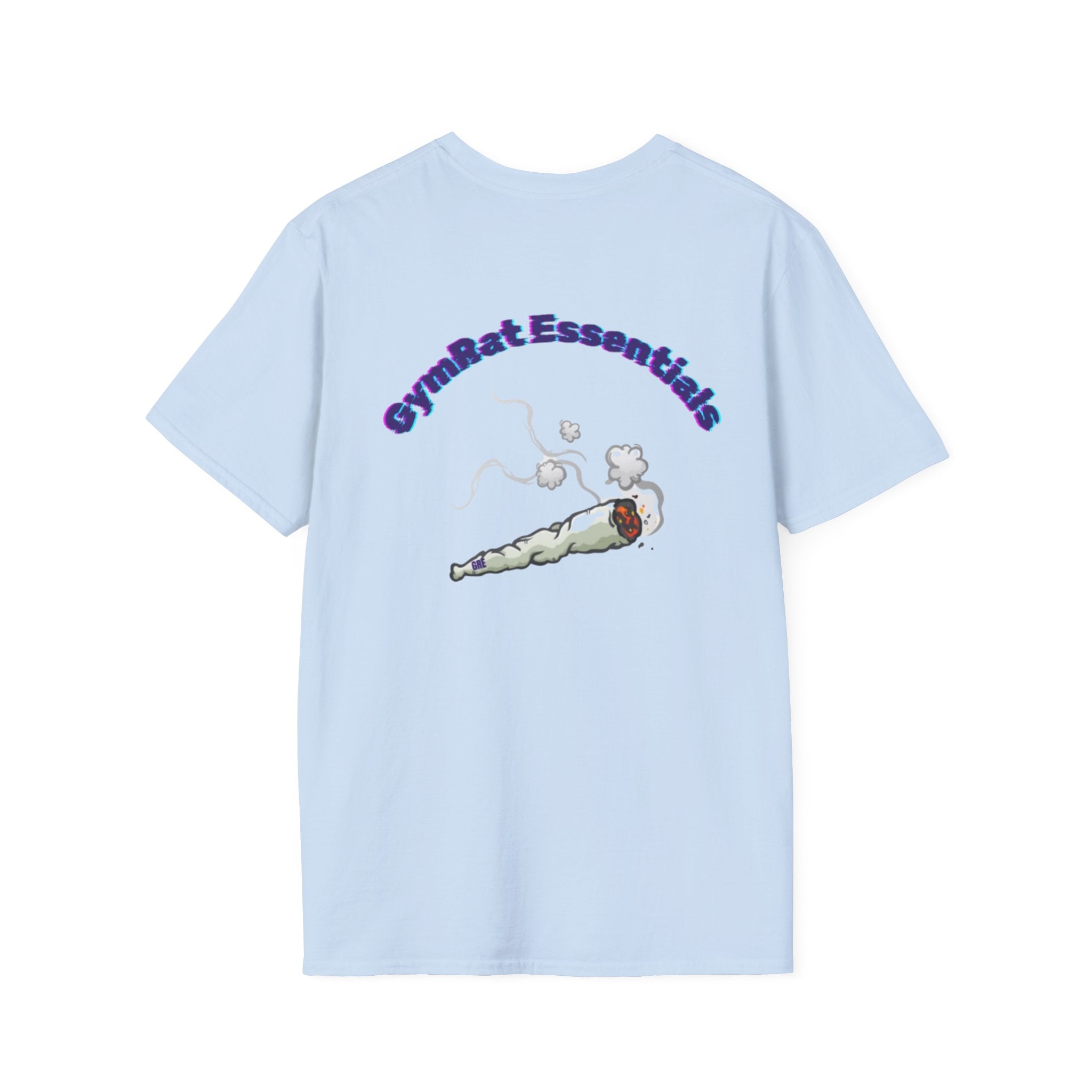 Gym Rat T‑Shirt – 'Gym Rat Essentials' Muscle Rat Lifting Dumbbells Tee