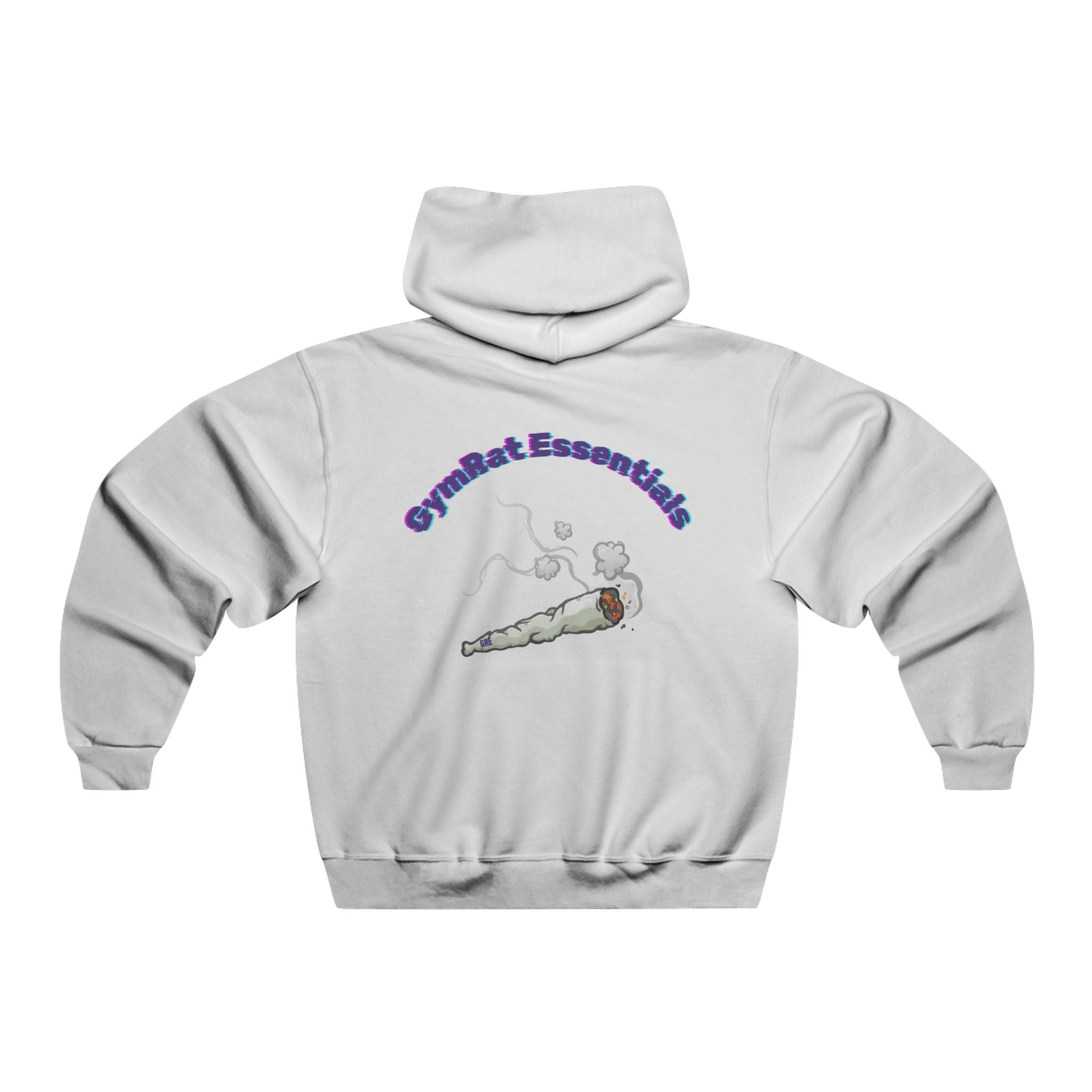 Hoodie - Gym Rat Essentials Smoked Joint Graphic Hooded Sweatshirt