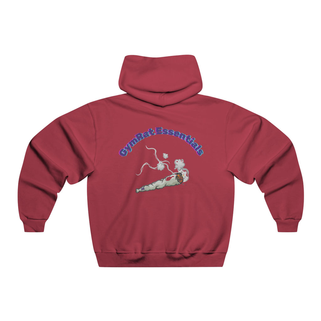 Hoodie - Gym Rat Essentials Smoked Joint Graphic Hooded Sweatshirt