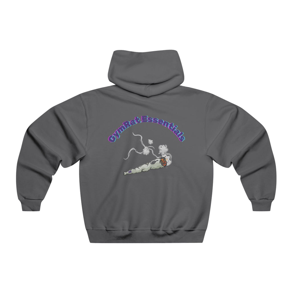 Hoodie - Gym Rat Essentials Smoked Joint Graphic Hooded Sweatshirt