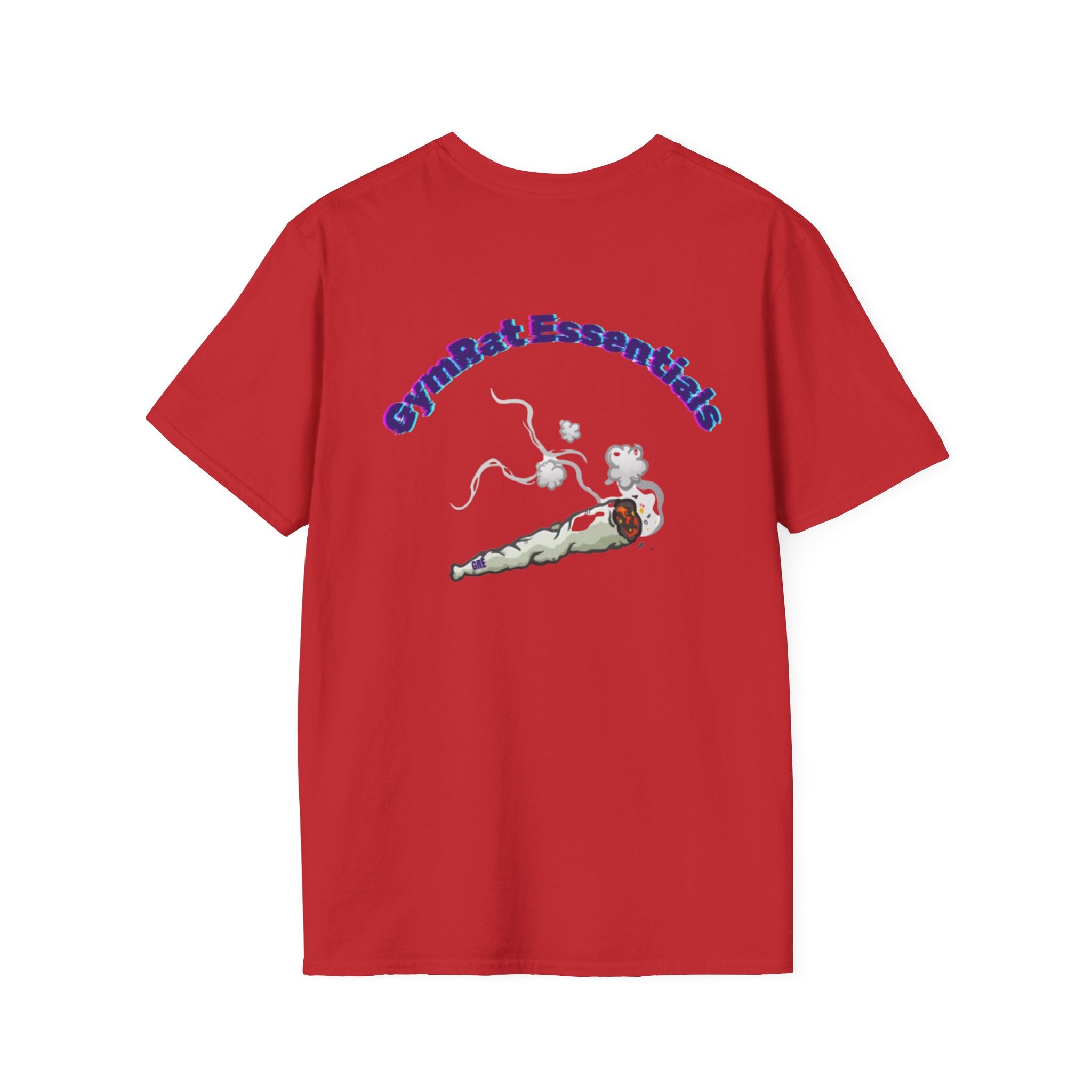Gym Rat T‑Shirt – 'Gym Rat Essentials' Muscle Rat Lifting Dumbbells Tee