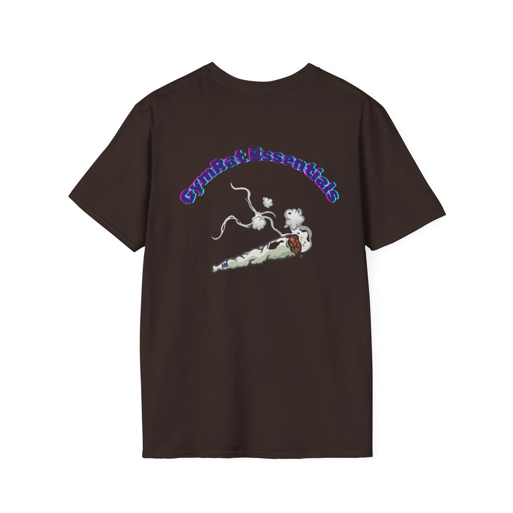 Gym Rat T‑Shirt – 'Gym Rat Essentials' Muscle Rat Lifting Dumbbells Tee