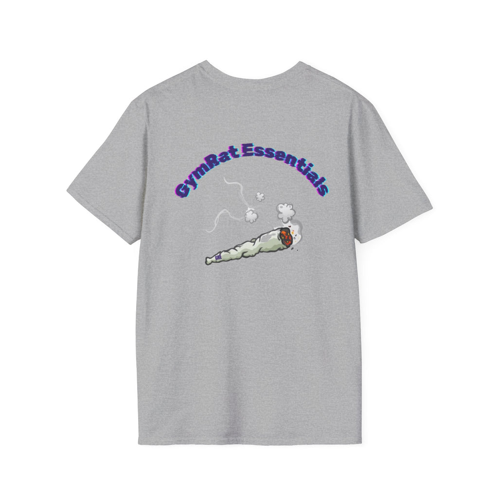 Gym Rat T‑Shirt – 'Gym Rat Essentials' Muscle Rat Lifting Dumbbells Tee