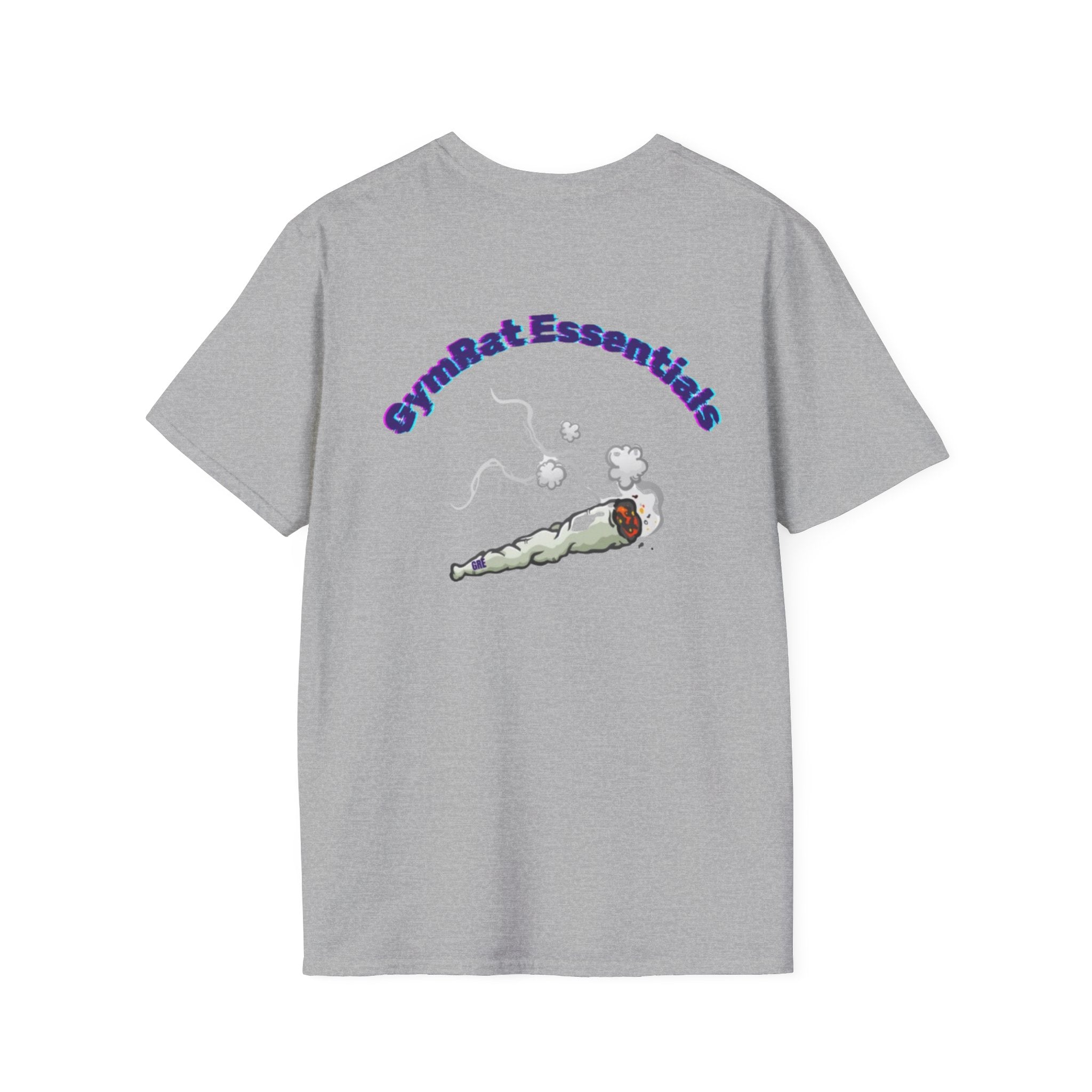 Gym Rat T‑Shirt – 'Gym Rat Essentials' Muscle Rat Lifting Dumbbells Tee