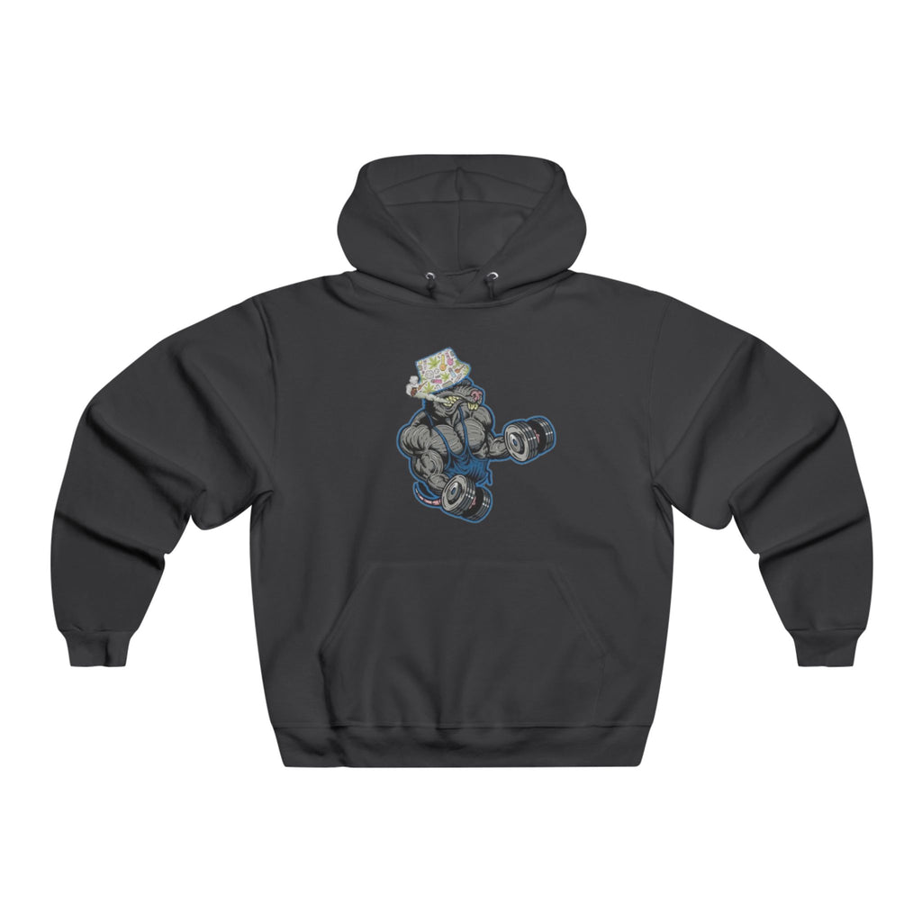 Hoodie - Gym Rat Essentials Smoked Joint Graphic Hooded Sweatshirt
