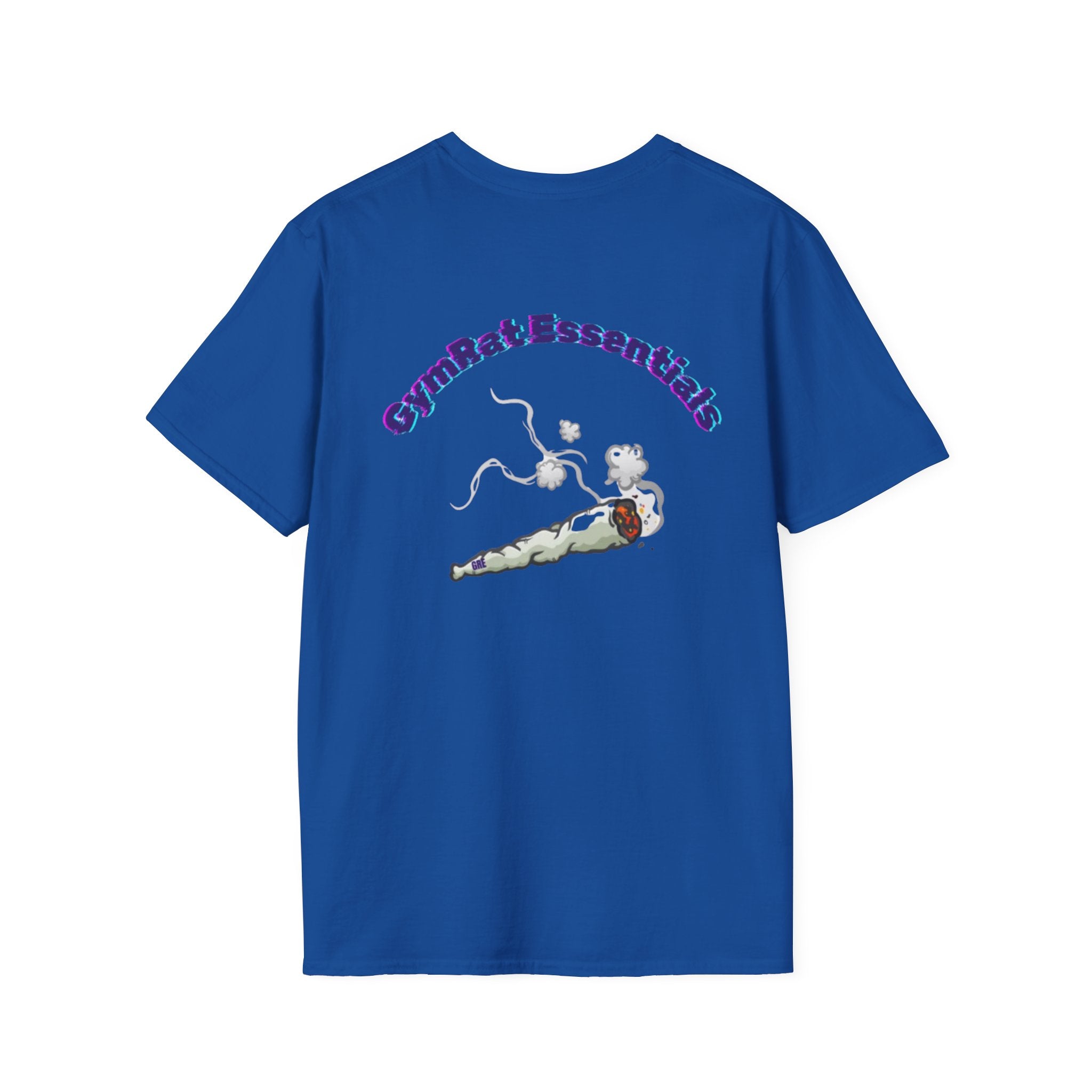 Gym Rat T‑Shirt – 'Gym Rat Essentials' Muscle Rat Lifting Dumbbells Tee