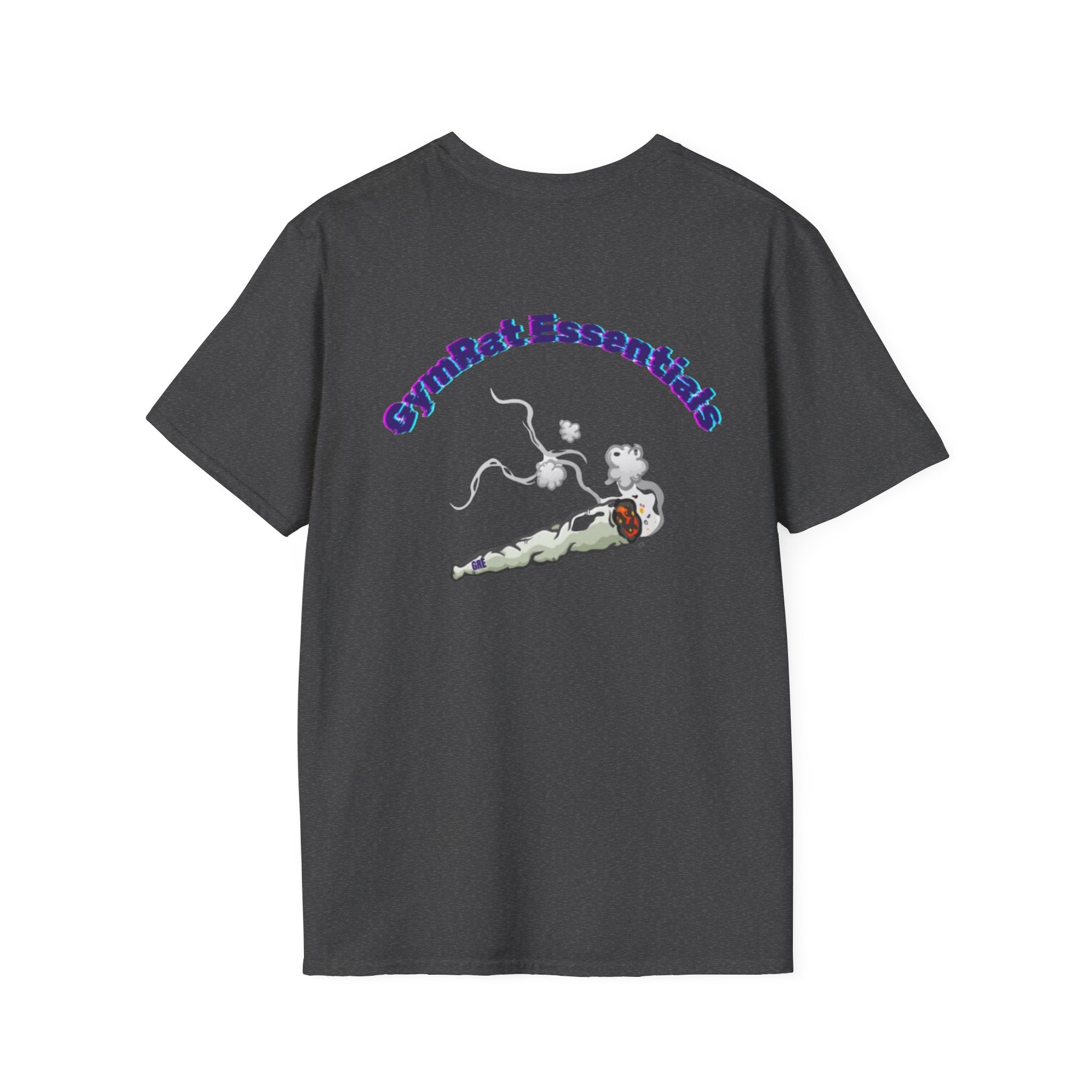Gym Rat T‑Shirt – 'Gym Rat Essentials' Muscle Rat Lifting Dumbbells Tee