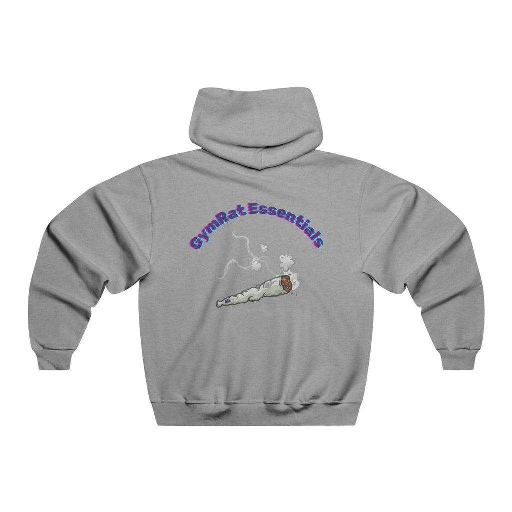Hoodie - Gym Rat Essentials Smoked Joint Graphic Hooded Sweatshirt