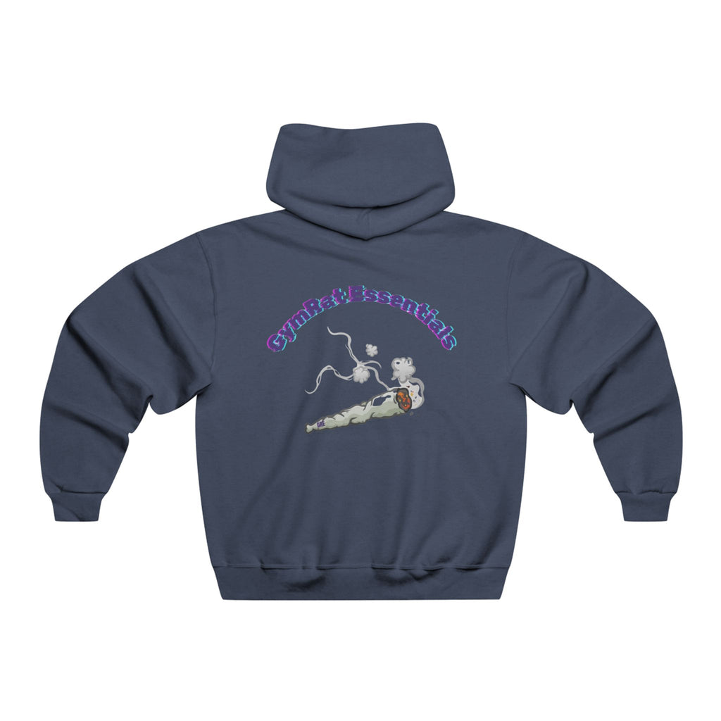 Hoodie - Gym Rat Essentials Smoked Joint Graphic Hooded Sweatshirt