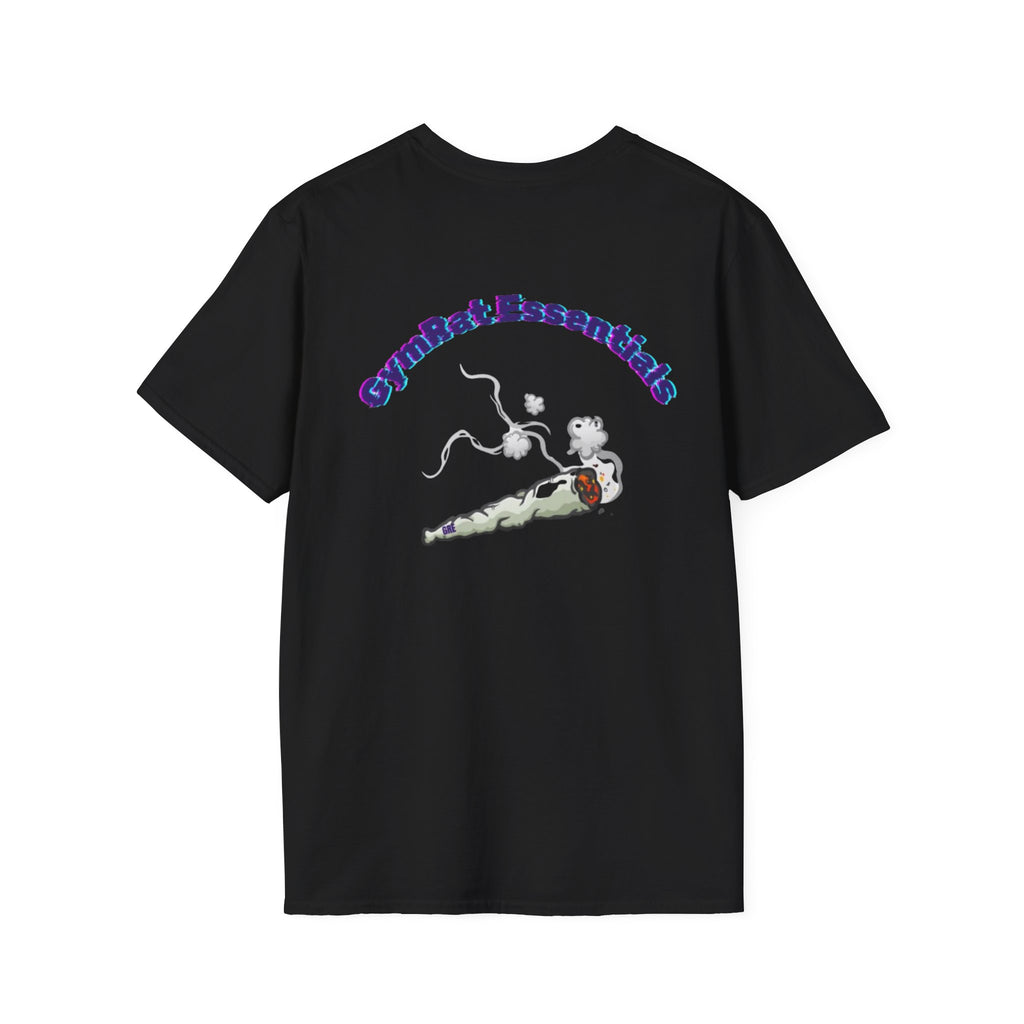 Gym Rat T‑Shirt – 'Gym Rat Essentials' Muscle Rat Lifting Dumbbells Tee