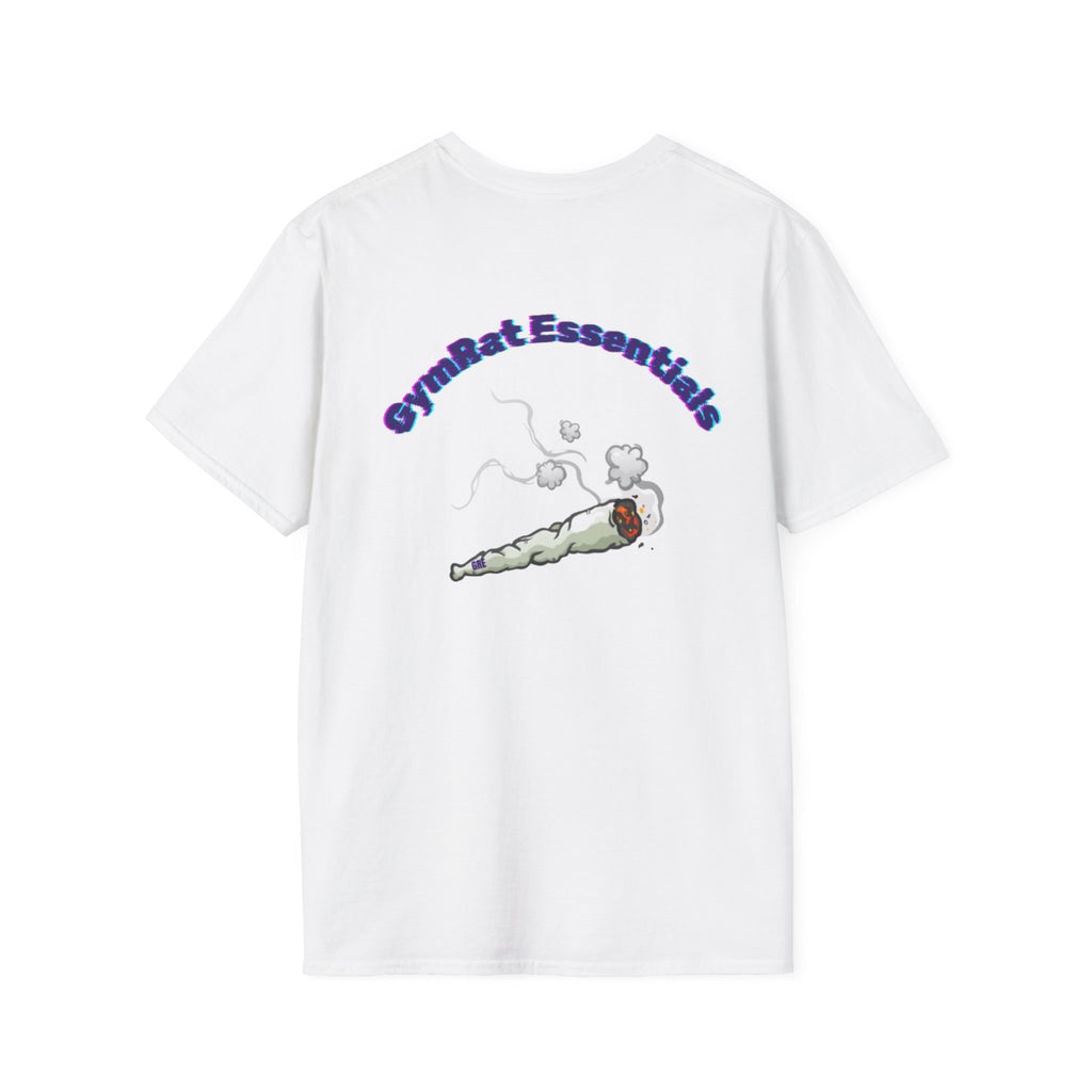Gym Rat T‑Shirt – 'Gym Rat Essentials' Muscle Rat Lifting Dumbbells Tee