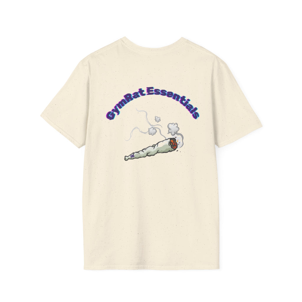 Gym Rat T‑Shirt – 'Gym Rat Essentials' Muscle Rat Lifting Dumbbells Tee